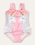 Unicorn Printed Swimsuit