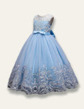 Elegant Princess Floral Tulle Party Dress - Mini Taylor