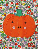 Halloween Pumpkin Appliqué Dress - Mini Berni