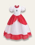 Mario Princess Peach Cute Cos Set - Mini Taylor