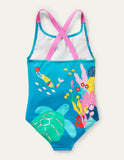 Mermaid Cross Back Swimsuit - Mini Taylor