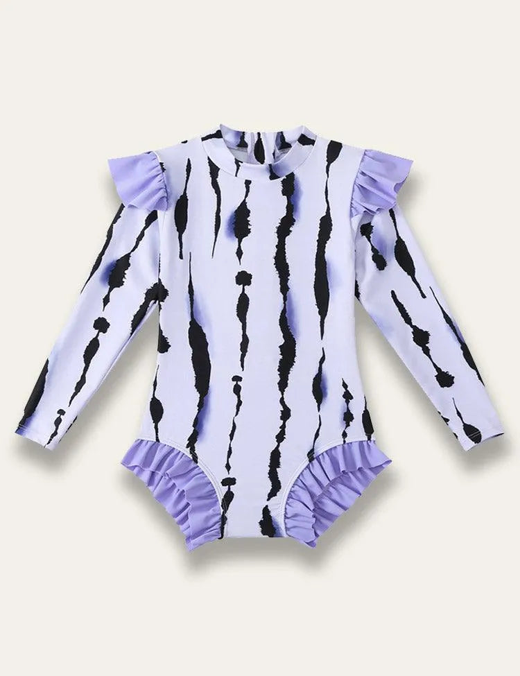 Multicolor Printed One-piece Swimsuit - Mini Taylor