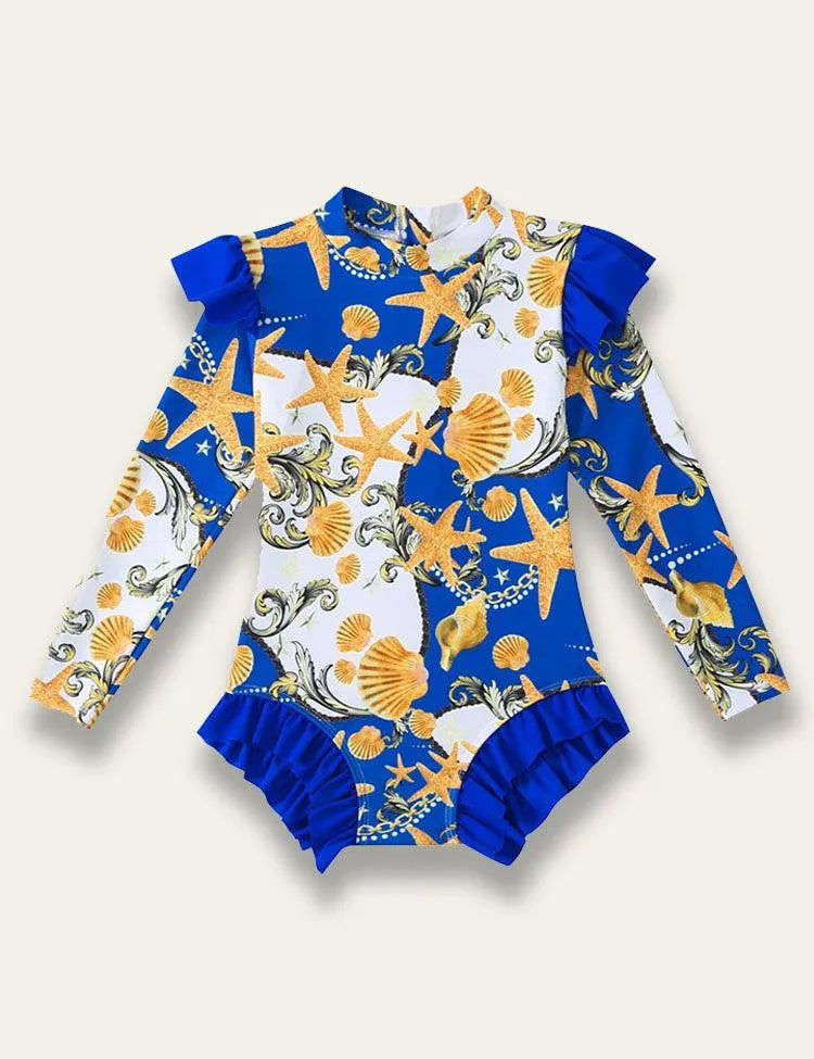 Multicolor Printed One-piece Swimsuit - Mini Taylor