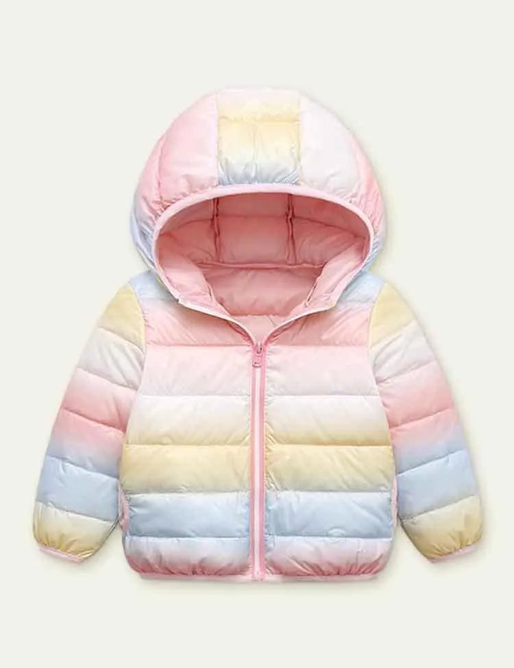 Rainbow Color Warm down Jacket - Mini Taylor