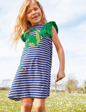 Rainbow Dragon Appliqué Dress - Mini Taylor