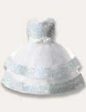 Sequined Pearl Princess Party Dress - Mini Taylor